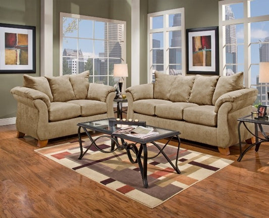 Sofa & Loveseat Sensations Camel