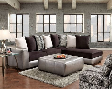 Shimmer Pewter Sectional