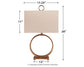 Mahala Metal Table Lamp (1/CN)