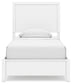 Binterglen Twin Panel Bed with Mirrored Dresser, Chest and 2 Nightstands