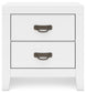 Binterglen Twin Panel Bed with Mirrored Dresser, Chest and 2 Nightstands