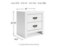 Binterglen Twin Panel Bed with Mirrored Dresser, Chest and 2 Nightstands