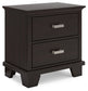 Covetown California King Panel Bed with Mirrored Dresser, Chest and 2 Nightstands