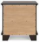 Covetown California King Panel Bed with Mirrored Dresser, Chest and 2 Nightstands