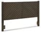Arkenton California King Panel Bed with Mirrored Dresser, Chest and Nightstand