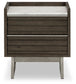 Arkenton California King Panel Bed with Mirrored Dresser, Chest and Nightstand