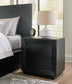 Londer Queen Panel Bed with Mirrored Dresser and 2 Nightstands
