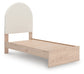 Arloster Twin Upholstered Panel Bed