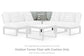Beachloft 5-Piece Outdoor Sectional with Ottoman
