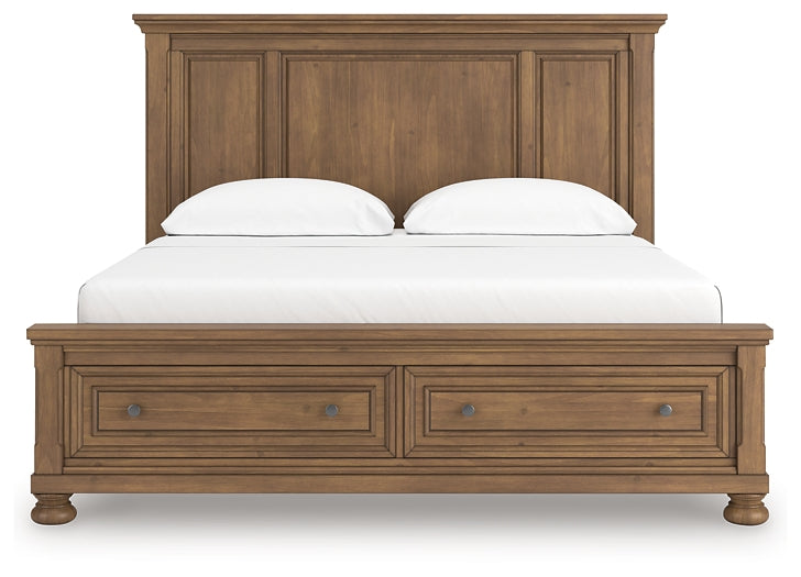 Feddinger California King Panel Storage Bed