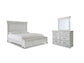 Kanwyn Queen Panel Bed with Storage Bench, Dresser and Mirror