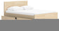 Onita Full Panel Platform Bed with 2 Side Storage