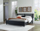 Danziar King Slat Panel Bed, Dresser, Mirror and Nightstand