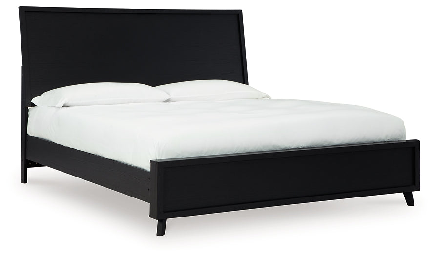 Danziar King Panel Bed, Dresser, Mirror and Nightstand