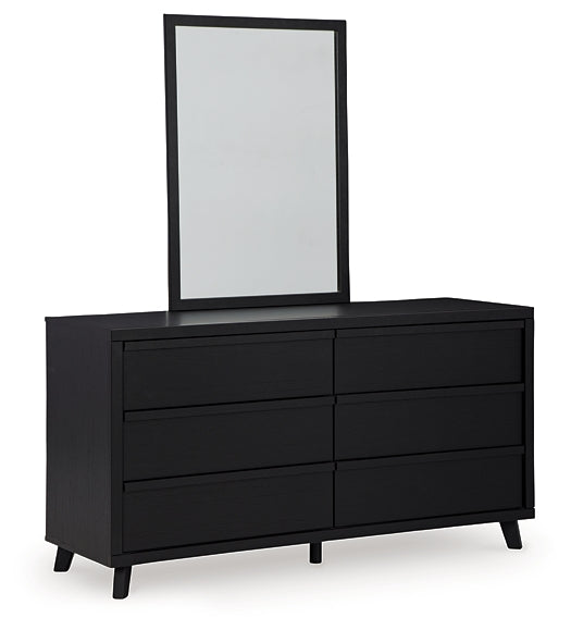 Danziar Queen Panel Headboard, Dresser, Mirror and Nightstand