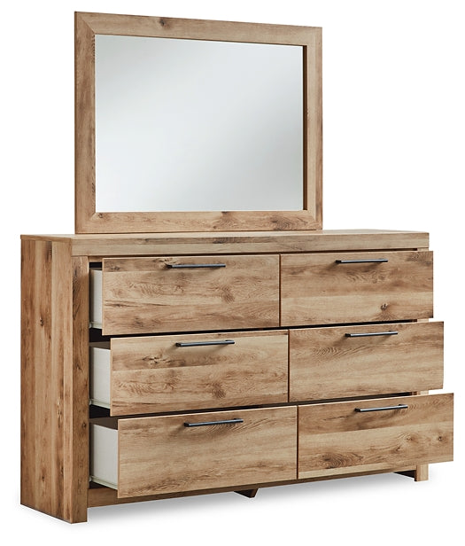 Hyanna Full Panel Headboard, Dresser, Mirror, Chest and Nightstand