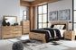 Hyanna Queen Panel Bed, Dresser, Mirror, Chest and Nightstand
