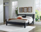 Danziar Queen Slat Panel Bed, Dresser, Mirror and Nightstand