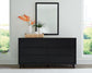 Danziar Queen Slat Panel Bed, Dresser, Mirror and Nightstand