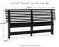 Danziar King Slat Headboard, Dresser and Mirror