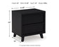 Danziar King Slat Headboard, Dresser, Mirror, Chest and Nightstand