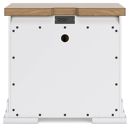 Ashbryn King Panel Storage Bed, Dresser, Mirror and Nightstand