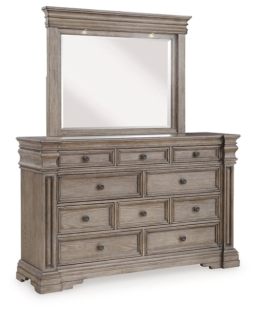 Blairhurst Queen Panel Bed, Dresser, Mirror, Chest and Nightstand
