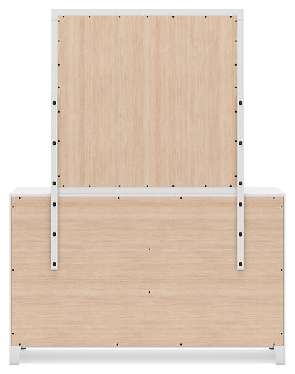 Binterglen King Panel Bed, Dresser, Mirror, Chest and Nightstand