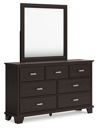 Covetown Full Panel Bed, Dresser, Mirror, Chest and Nightstand