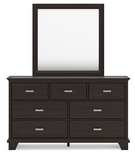 Covetown Full Panel Bed, Dresser, Mirror, Chest and Nightstand