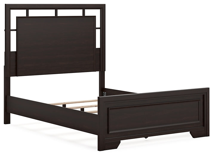 Covetown Full Panel Bed, Dresser, Mirror, Chest and Nightstand