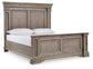 Blairhurst California King Panel Bed, Dresser, Mirror, Chest and Nightstand