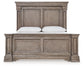 Blairhurst California King Panel Bed, Dresser, Mirror, Chest and Nightstand
