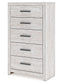 Cayboni Full Panel Bed, Dresser, Mirror, Chest and Nightstand
