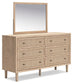 Cielden Queen Panel Headboard, Dresser, Mirror, Chest and Nightstand