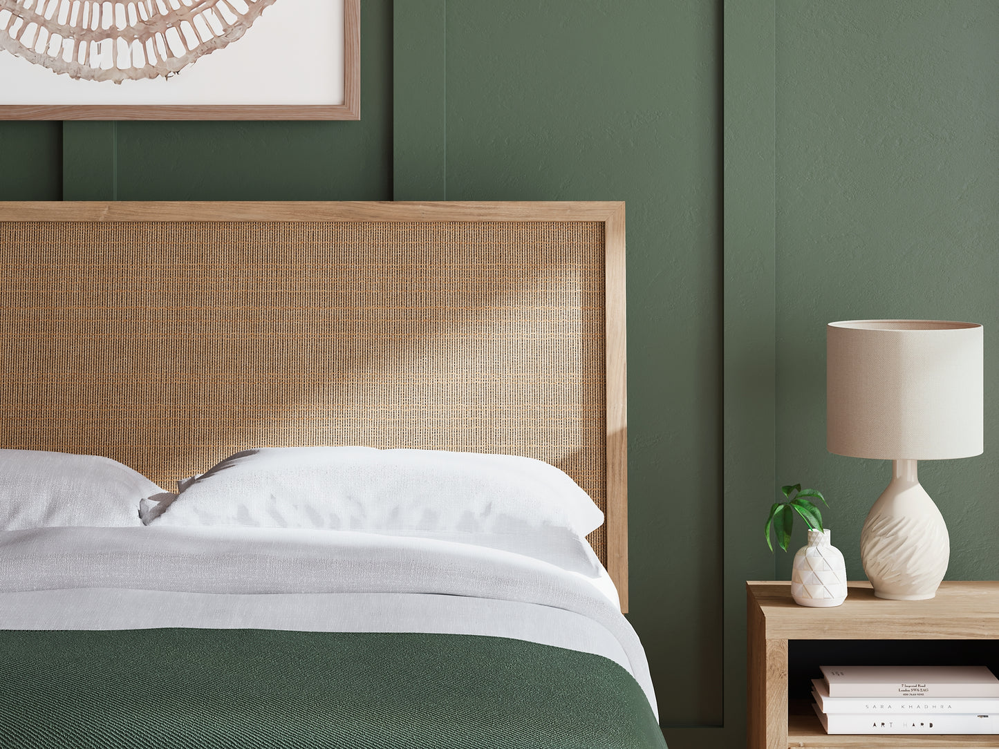 Cielden Queen Panel Headboard, Dresser, Mirror, Chest and Nightstand