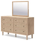 Cielden King Panel Headboard, Dresser, Mirror, Chest and Nightstand