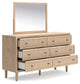 Cielden Queen Panel Headboard, Dresser and Mirror