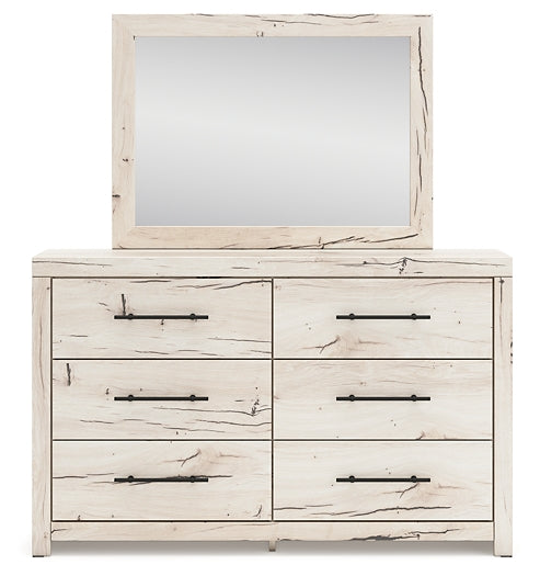 Lawroy Queen Panel Bed, Dresser, Mirror, Chest and Nightstand