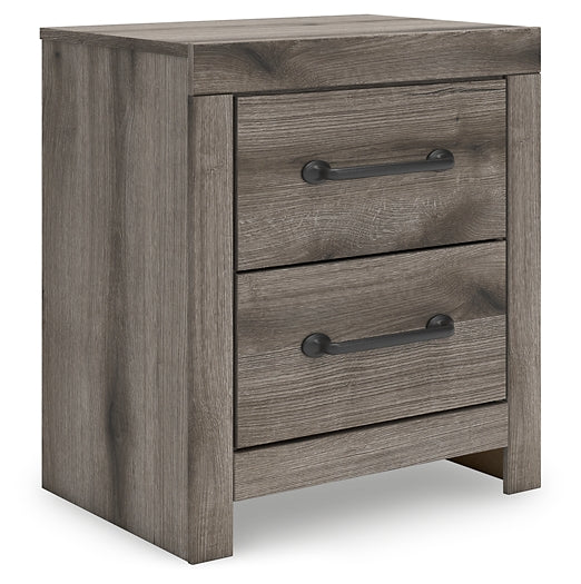 Graystorm Full Panel Storage Bed, Dresser, Mirror and Nightstand
