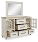 Shaybrock California King Panel Bed, Dresser and Mirror
