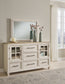 Shaybrock California King Panel Bed, Dresser and Mirror