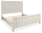Shaybrock California King Panel Bed, Dresser, Mirror and Nightstand