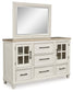 Shaybrock California King Panel Bed, Dresser, Mirror and Nightstand
