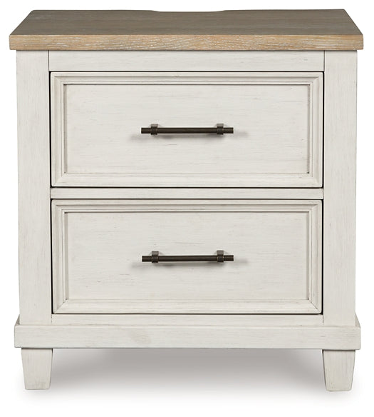 Shaybrock California King Panel Bed, Dresser, Mirror and Nightstand