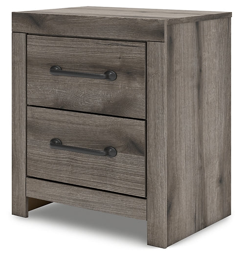 Graystorm Full Panel Bed, Dresser, Mirror and Nightstand