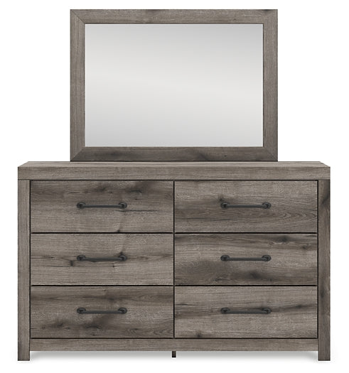 Graystorm Full Panel Bed, Dresser, Mirror, Chest and Nightstand