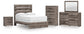 Graystorm Full Panel Bed, Dresser, Mirror, Chest and Nightstand