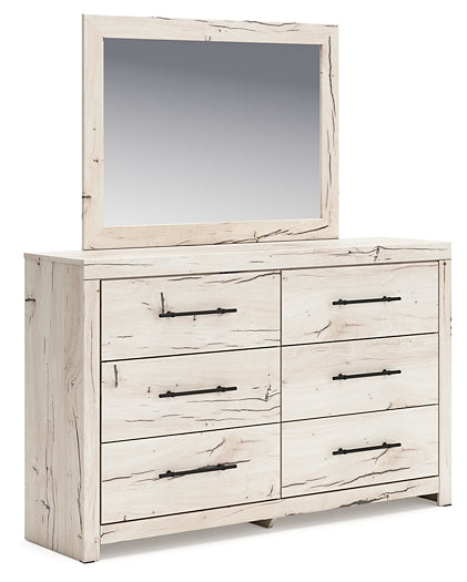 Lawroy King Panel Headboard, Dresser and Mirror