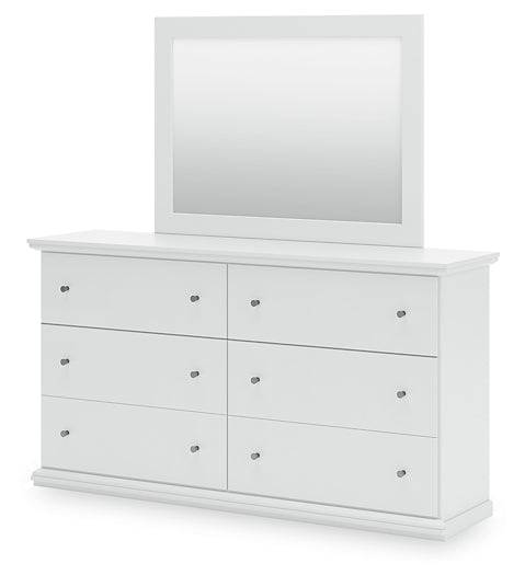 Bostwick Shoals King Panel Bed, Dresser and Mirror